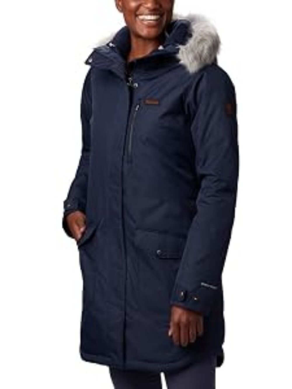 Columbia Suttle Mountain Long Insulated Jacket — Dark Nocturnal